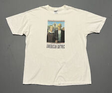 Camiseta gótica americana vintage XL Art Institute of Chicago años 90 camiseta artística segunda mano  Embacar hacia Argentina