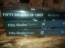fifty shades trilogy grey for sale  Poultney