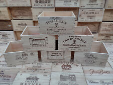 Wine Box Crate. Wooden. 6 bottle size. French, Genuine  # for sale  Shipping to South Africa