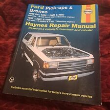 Usado, Servidor manual de reparación Haynes: camionetas Ford F-100, F-150 y Bronco (80-96) y... segunda mano  Embacar hacia Argentina