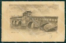 Pavia città cartolina usato  Italia