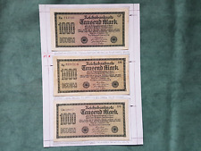 reichsbanknote 1000 mark 1922 gebraucht kaufen  Blaustein