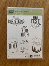 Stampin stempelset weihnachtli gebraucht kaufen  Friedrichsdorf