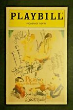 Picasso Na Lapin Agile elenco Autografado assinado a mão Playbill comprar usado  Enviando para Brazil