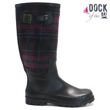 ladies tartan wellington boots for sale  WEST BROMWICH