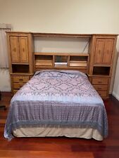 queen oak solid bed for sale  El Cerrito