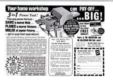 Used, 1980 Belsaw Power Tools Company 3 in 1 Power Tool Saws Planes & Molds Print Ad for sale  Shipping to South Africa