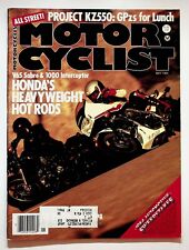 Mayo 1984 Motorcyclist Motorcycle Magazine Honda V65 Sabre VF1000F Interceptor segunda mano  Embacar hacia Argentina