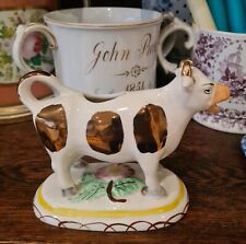 Antique staffordshire cow for sale  LONDON