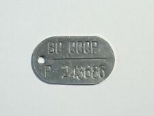 Soldado do exército russo soviético original dog tag número de identificação token URSS comprar usado  Enviando para Brazil