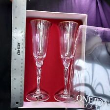 Crystal champagne flutes for sale  Muskegon