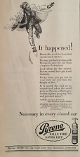 "Extintor de incendios Pyrene Newark NJ 1923 automóvil impresión original anuncio perspectiva ~5,5x11" segunda mano  Embacar hacia Argentina