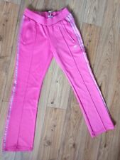 Pantalones para mujer Adidas Originals rosa trébol logotipo 3 rayas parte inferior de pista talla XS/S segunda mano  Embacar hacia Argentina