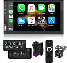 Radio de coche 7" Apple/Andriod Carplay BT coche estéreo pantalla táctil doble 2Din + cámara segunda mano  Embacar hacia Argentina