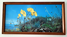 Wandbild blumenwiese holzrahme gebraucht kaufen  Goldbach