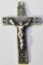 Antique silver crucifix for sale  Ireland
