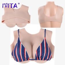 IVITA Realistic Silicone Fake Breast Forms Crossdresser Transgender Drag-Queen for sale  Shipping to South Africa