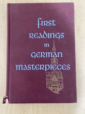 First readings german for sale  Hyattsville