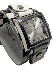 Reloj a cuadros NEMESIS Lite SQ banda ancha retro motociclista blanco y negro nuevo con etiquetas nuevo con etiquetas BATT segunda mano  Embacar hacia Mexico