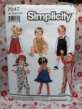 Simplicity 7047 baby for sale  ROYSTON