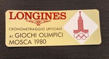 Adesivo longines olimpiadi usato  Torino