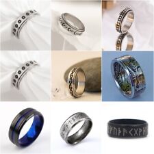 Anel giratório feminino masculino anti-ansiedade inquietação presentes anéis de aço titânio comprar usado  Enviando para Brazil