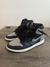 Size 9.5- 2018 Nike Air Jordan 1 Retro High OG Shadow Black Grey 555088-013 Mens for sale  Shipping to South Africa