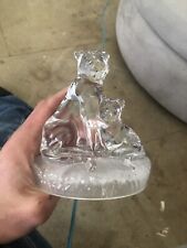 Crystal ornament lions for sale  STAFFORD