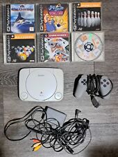 Sony Playstation PS One Slim Console With Games For Parts Repair Only, used for sale  Shipping to South Africa