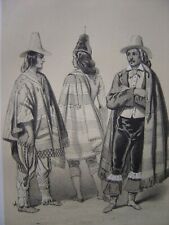 Belle lithographie costumes d'occasion  Brumath