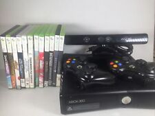 Used, Microsoft Xbox 360 S 320 GB Console w Games Controllers Kinect Tested. No AV for sale  Shipping to South Africa