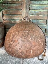 Large Vintage Rustic Industrial Riveted Metal Hanging Ceiling Light Lamp Shade for sale  Shipping to South Africa