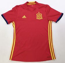 Kit Camiseta Casa Rara de Colección Adidas España 2016 a Rayas Fútbol Años 2010 Fútbol Rojo M segunda mano  Embacar hacia Mexico
