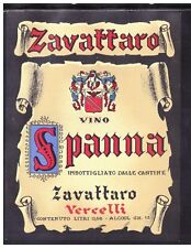Etichetta vino spanna usato  Italia