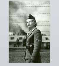 FOTO de guardia femenina del campo de prisioneros alemán Segunda Guerra Mundial, campo de concentración de Auschwitz segunda mano  Embacar hacia Argentina