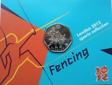 Olympic 50p fencing for sale  SEAHAM