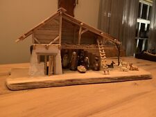 Handgemaakte Kerststal met beeldengroep tweedehands  Wierden - Wierden-West