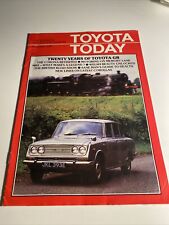 Toyota today magazine for sale  NEWCASTLE UPON TYNE