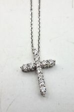 necklace gold diamond cross for sale  Seattle