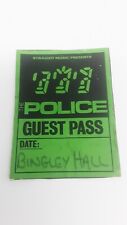 Police backstage guest for sale  SUTTON COLDFIELD