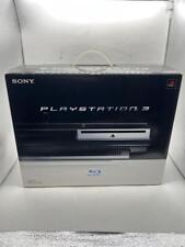 Używany, Sony PlayStation 3 PS3 CECHA00 60GB Pierwsza czarna konsola kontroler pudełko działające na sprzedaż  Wysyłka do Poland