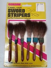 Vintage 1982 Gerson Camel Hair Sword Stripers - NOS for sale  Shipping to South Africa