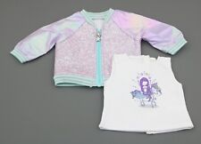 Usado, Casaco cintilante American Girl e camiseta de unicórnios borboletas para boneca de 18"" comprar usado  Enviando para Brazil