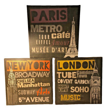 set paris wall art for sale  Greenville