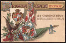 Cartolina brigata casale usato  Genova