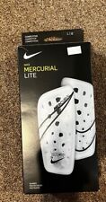Caneleiras ventiladas Nike Mercurial Lite grande branco futebol atlético comprar usado  Enviando para Brazil
