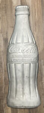 1930s Metal Coca Cola Bottle Sign 36” VINTAGE, used for sale  Shipping to South Africa