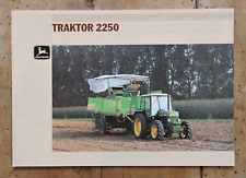 oryginalny. Broszura John Deere 2250 Ciągnik Ciągnik 1987 12 stron na sprzedaż  Wysyłka do Poland