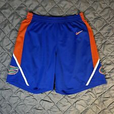 Nike Florida Gators Shorts Mens Medium Blue Orange Basketball Authentic Reptile for sale  Shipping to South Africa