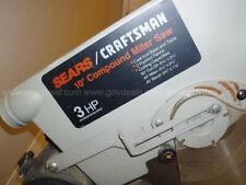 SEARS/CRAFTSMAN 10" COMPOUND MITER SAW MODEL 113.234600 Used Parts for sale  Milwaukee
